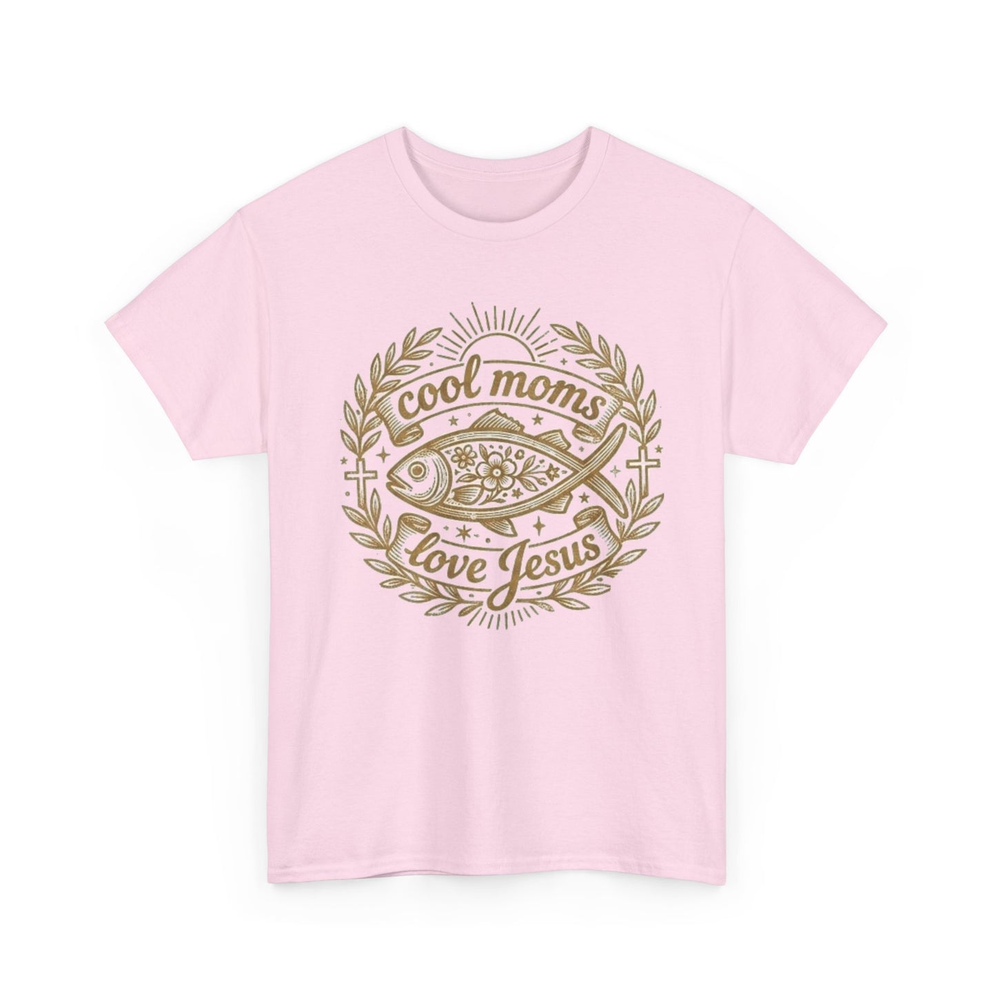Cool Moms Love Jesus T-Shirt — Christian Mom Graphic Tee