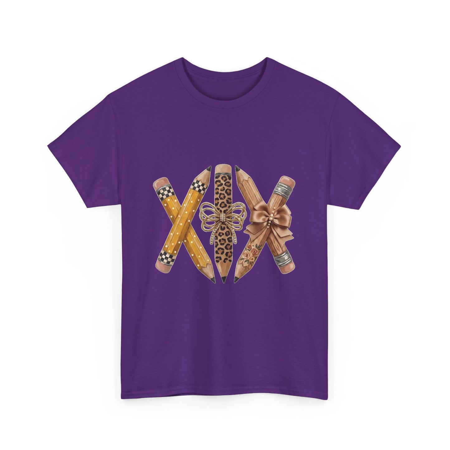 XXV Pencils Graphic Tee — Retro Pencil Art T-Shirt