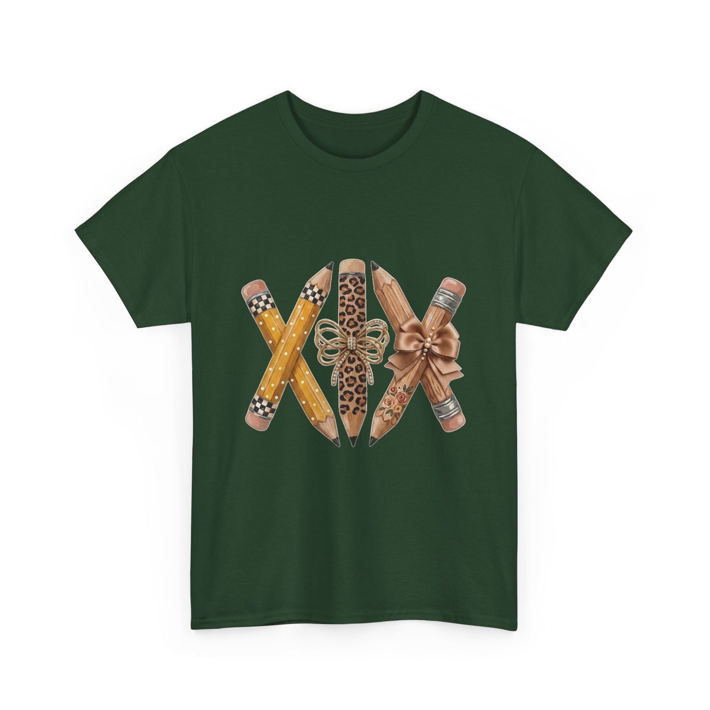 XXV Pencils Graphic Tee — Retro Pencil Art T-Shirt
