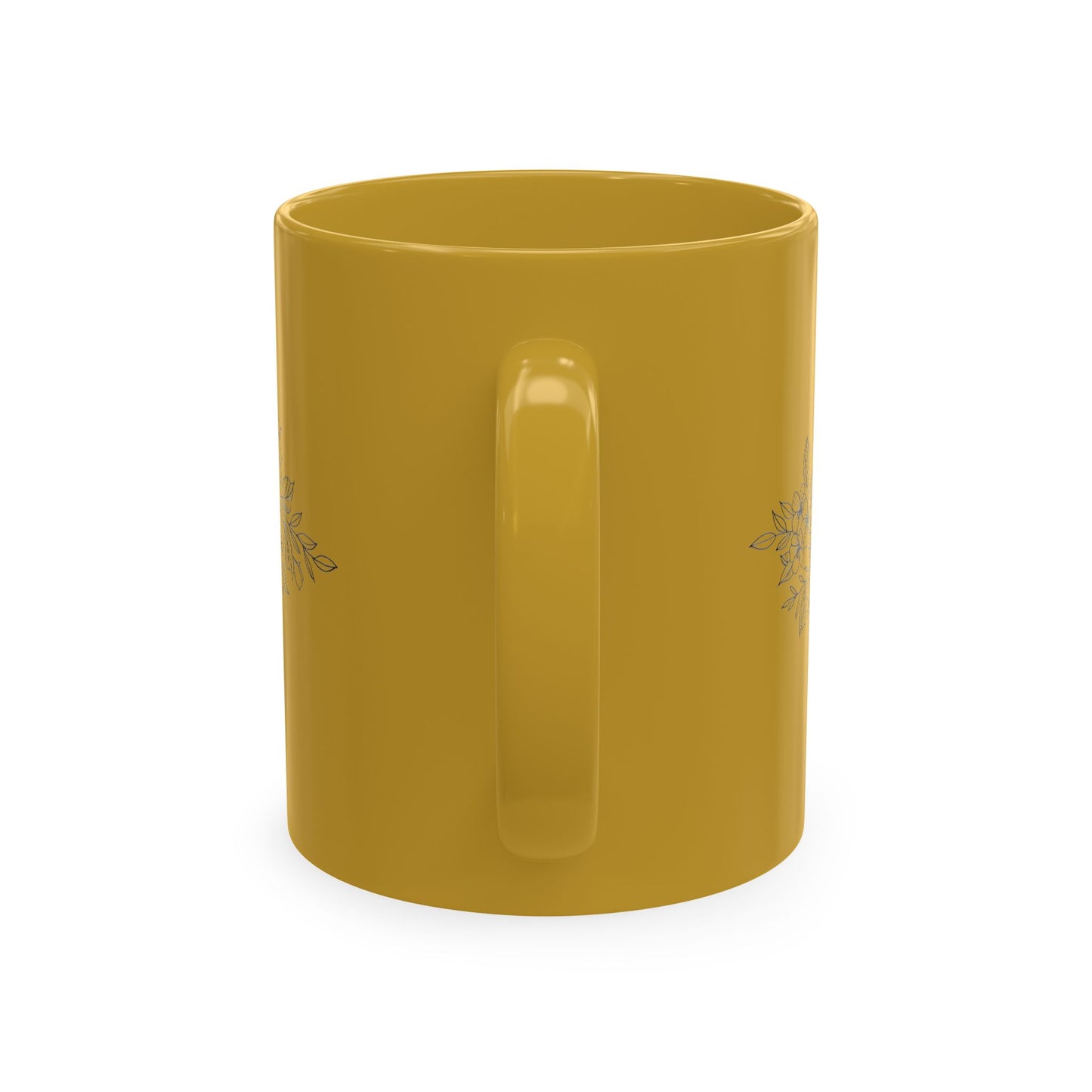 Gentle Parenting 'Drop Out' Ceramic Mug — Funny Skull Floral Coffee Cup