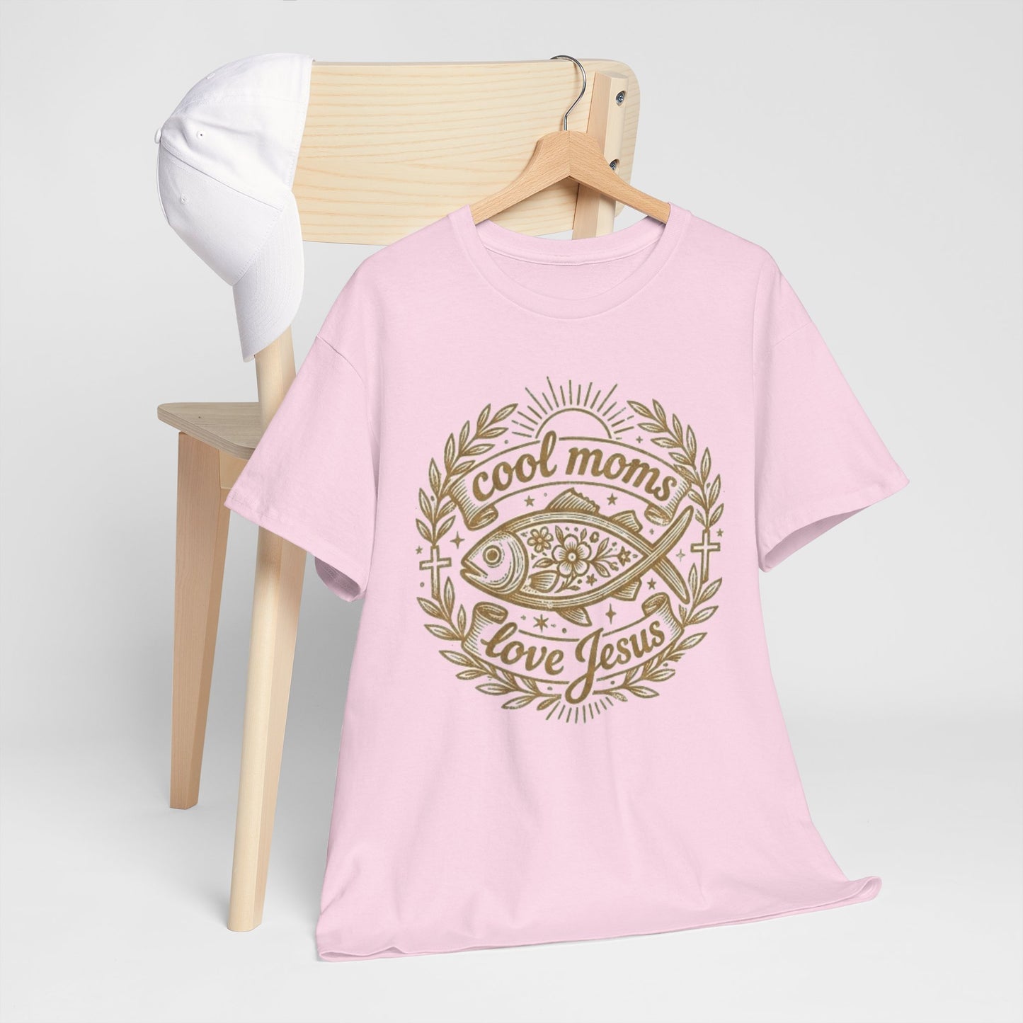 Cool Moms Love Jesus T-Shirt — Christian Mom Graphic Tee