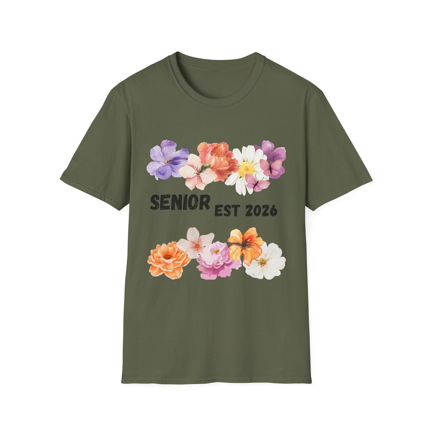 Senior Est. 2026 Floral T-Shirt