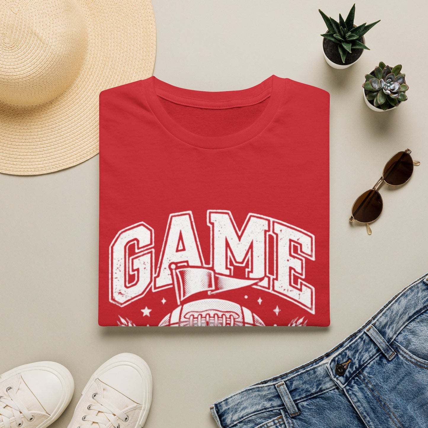 Game Day T-Shirt — Vintage Football 'Game Day' Graphic Tee