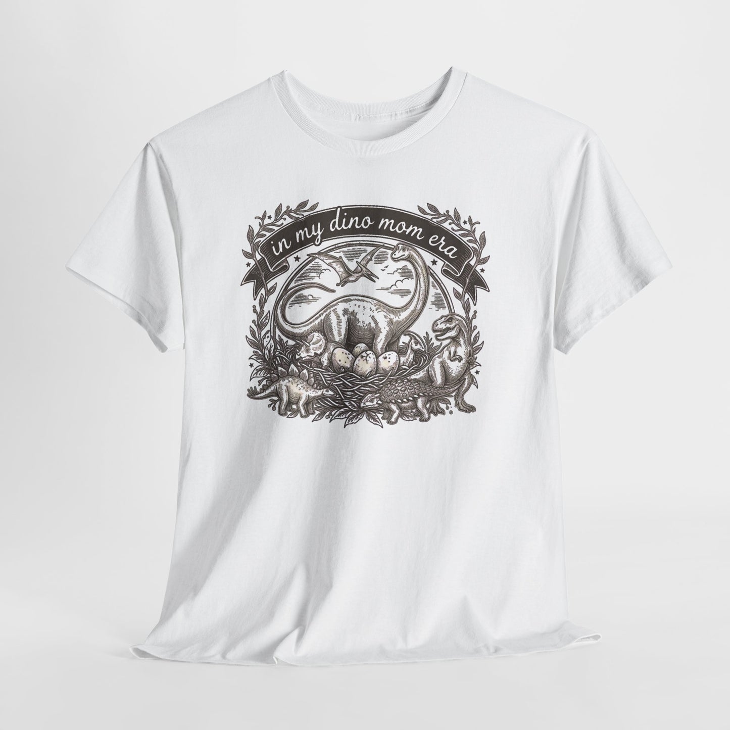 Dinosaur Mama Tee — “In My Dino Mom Era” Graphic T-Shirt