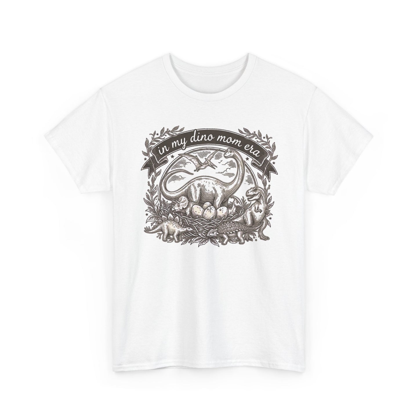 Dinosaur Mama Tee — “In My Dino Mom Era” Graphic T-Shirt