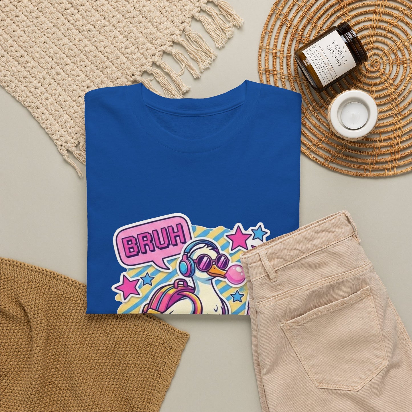 T-Shirt — Cute 'Bruh We Back' Cartoon Parrot Graphic Tee