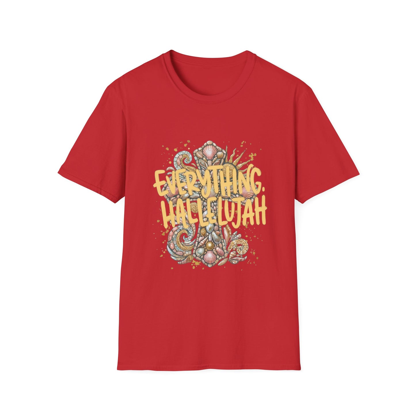 Everything Hallelujah T-Shirt — Floral Gospel Faith Tee