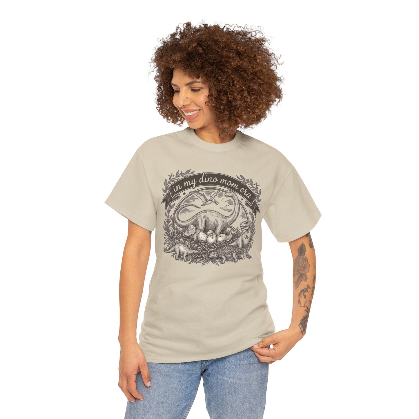 Dinosaur Mama Tee — “In My Dino Mom Era” Graphic T-Shirt