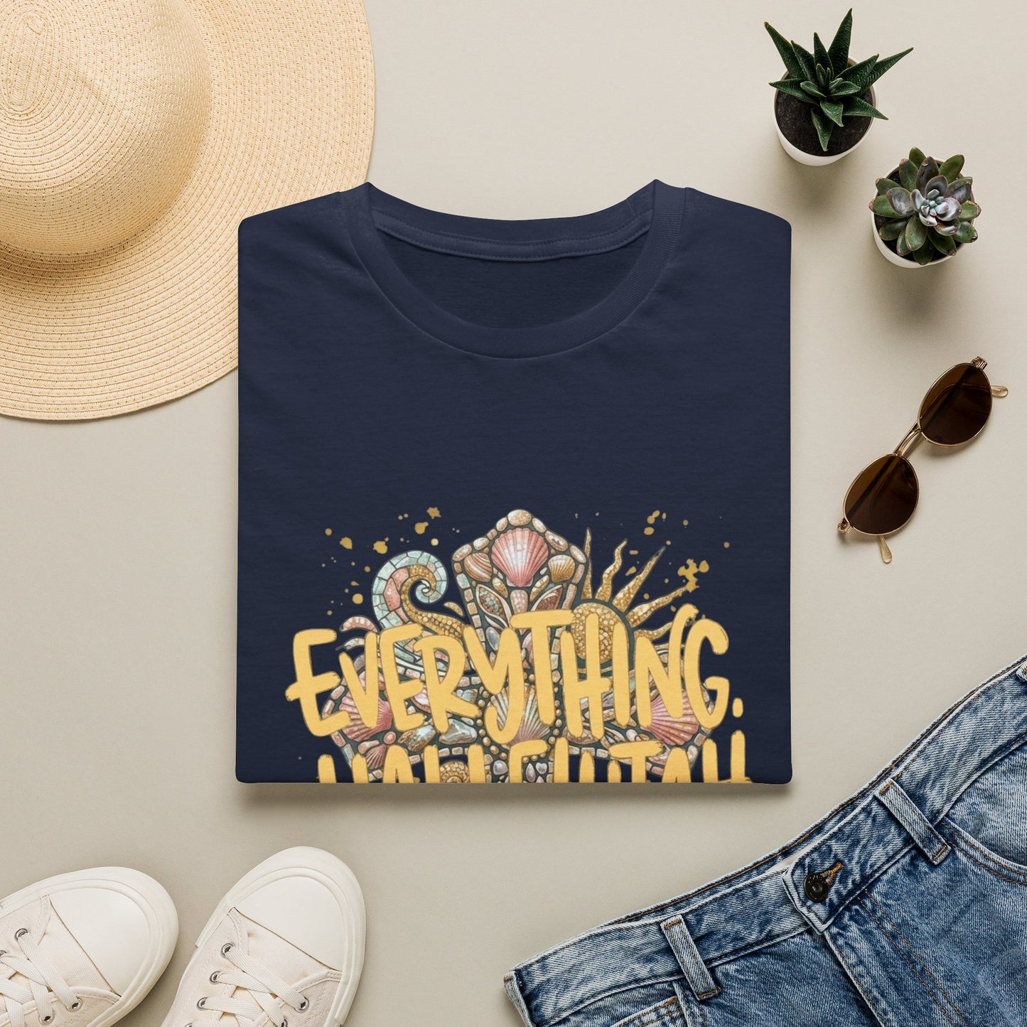 Everything Hallelujah T-Shirt — Floral Gospel Faith Tee