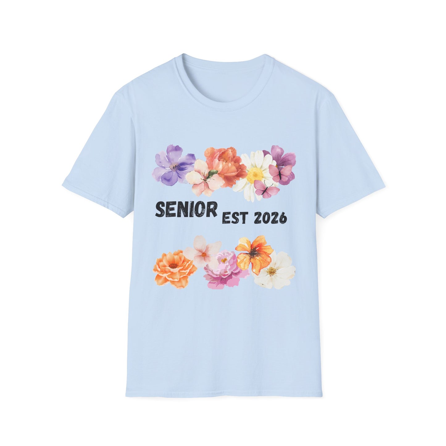 Senior Est. 2026 Floral T-Shirt