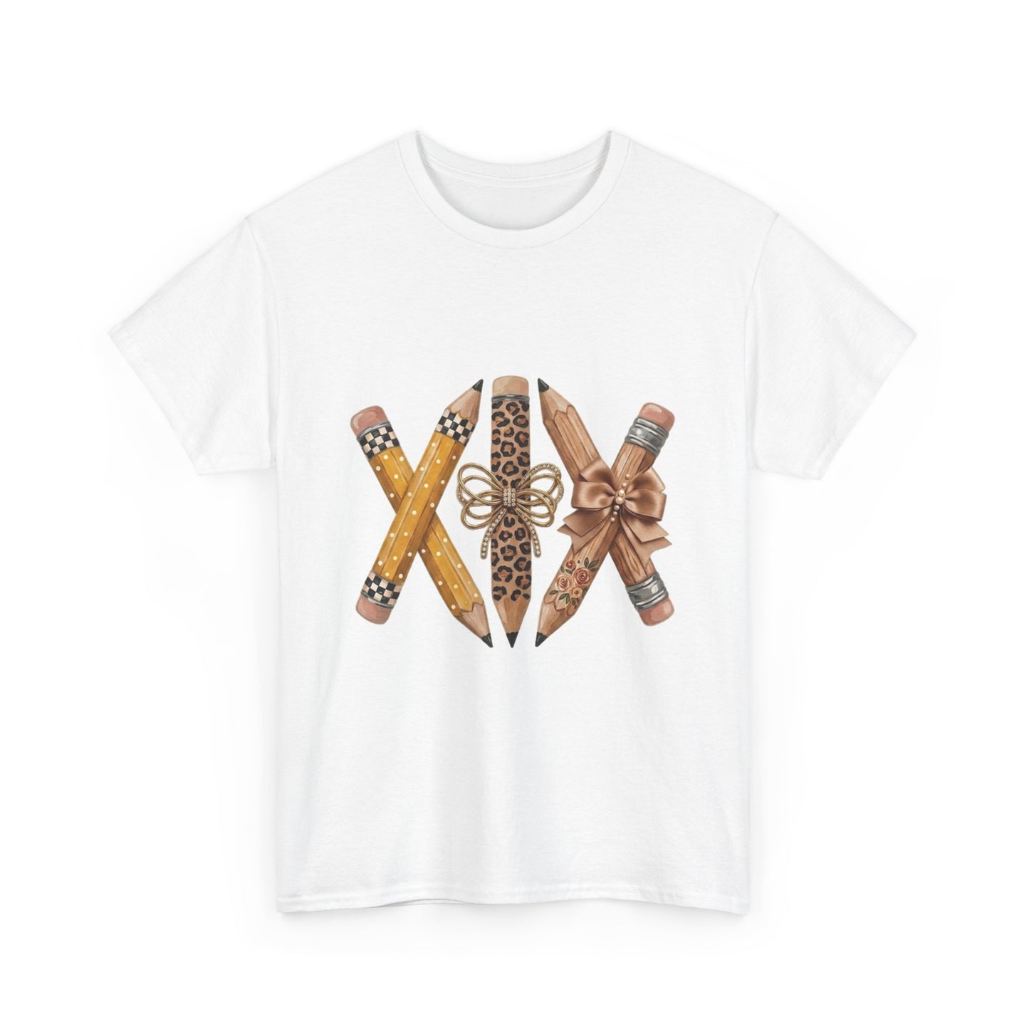 XXV Pencils Graphic Tee — Retro Pencil Art T-Shirt