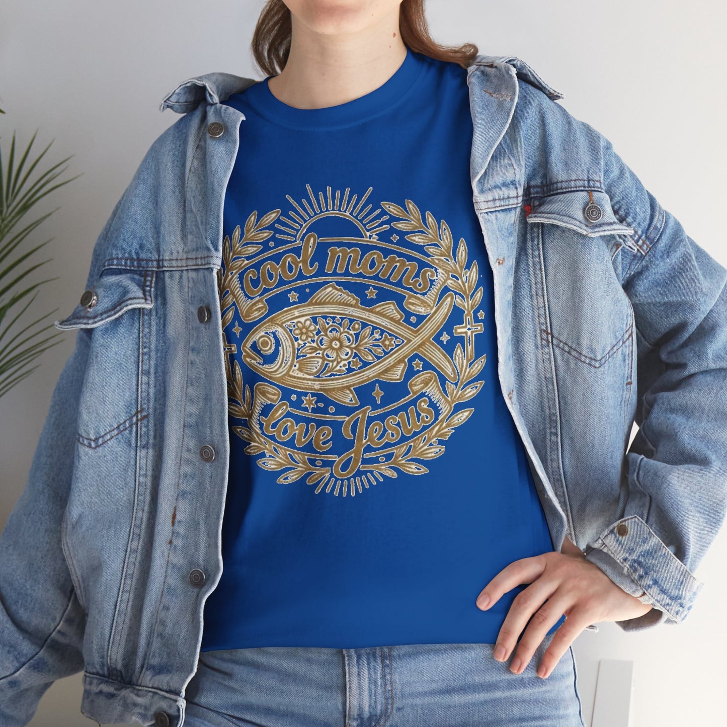 Cool Moms Love Jesus T-Shirt — Christian Mom Graphic Tee