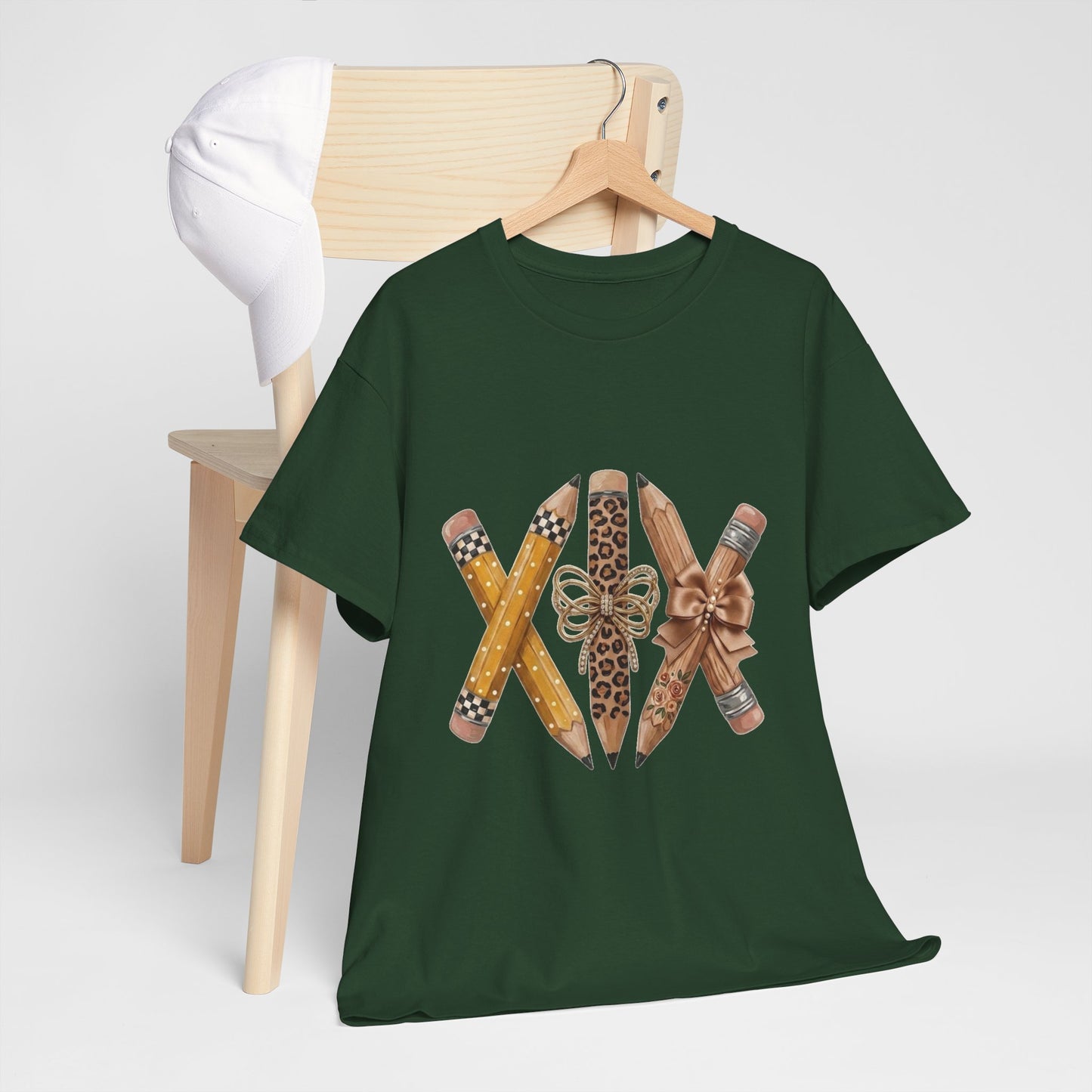 XXV Pencils Graphic Tee — Retro Pencil Art T-Shirt