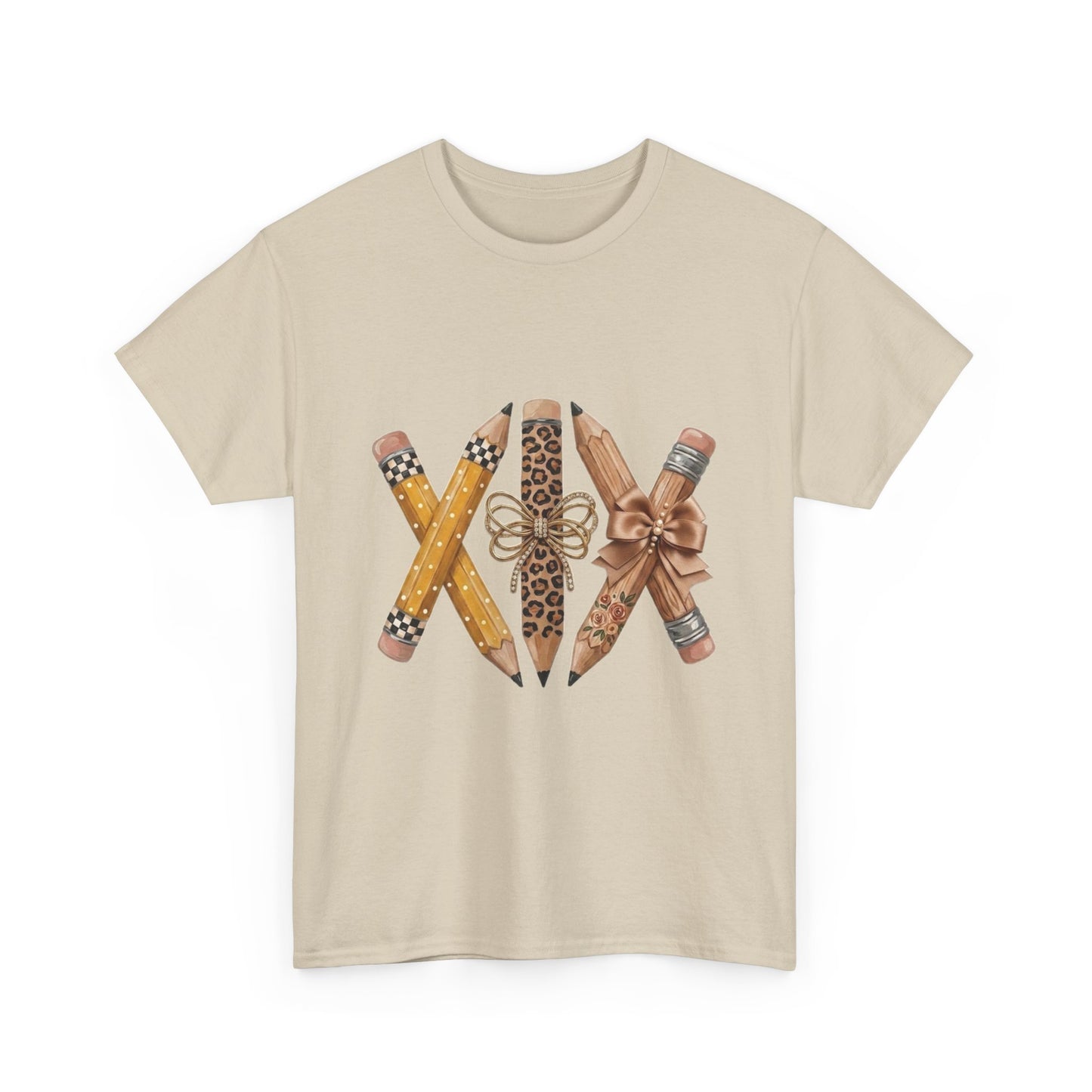 XXV Pencils Graphic Tee — Retro Pencil Art T-Shirt