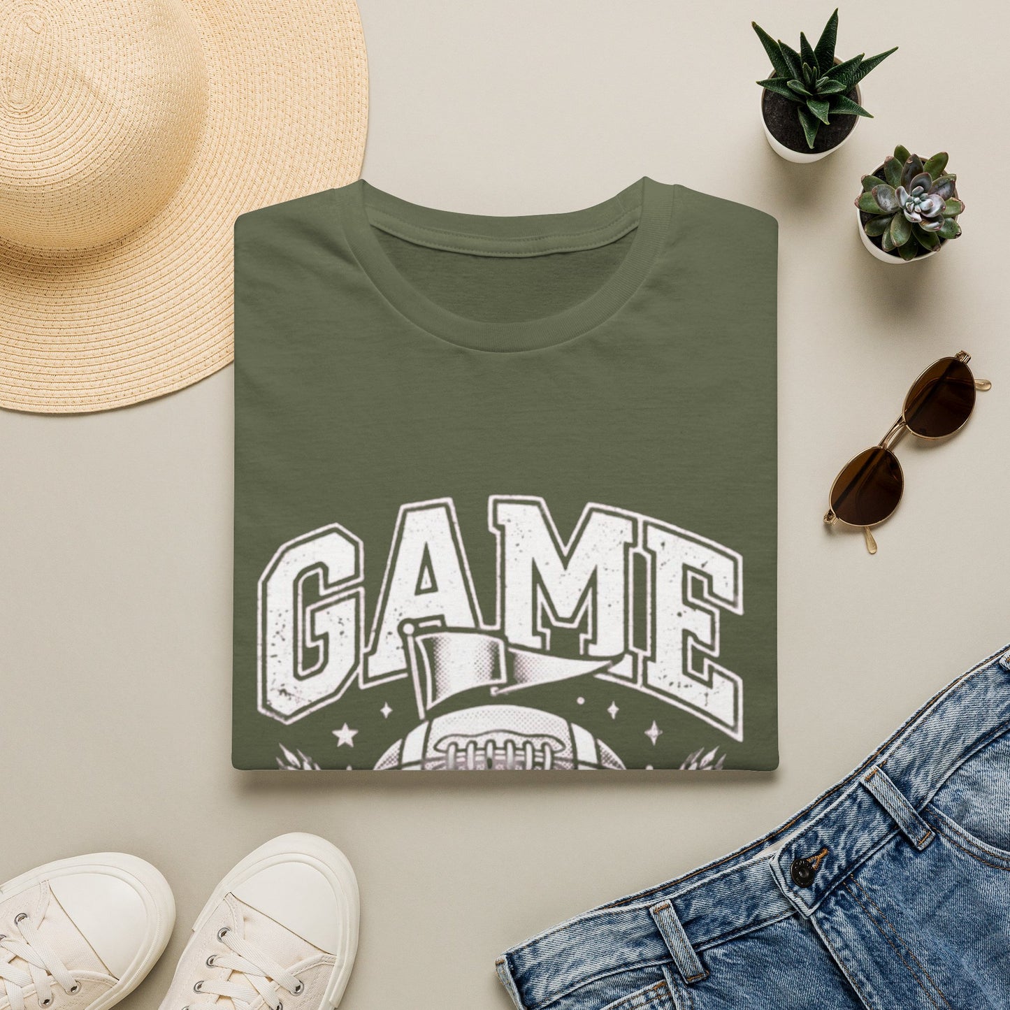 Game Day T-Shirt — Vintage Football 'Game Day' Graphic Tee