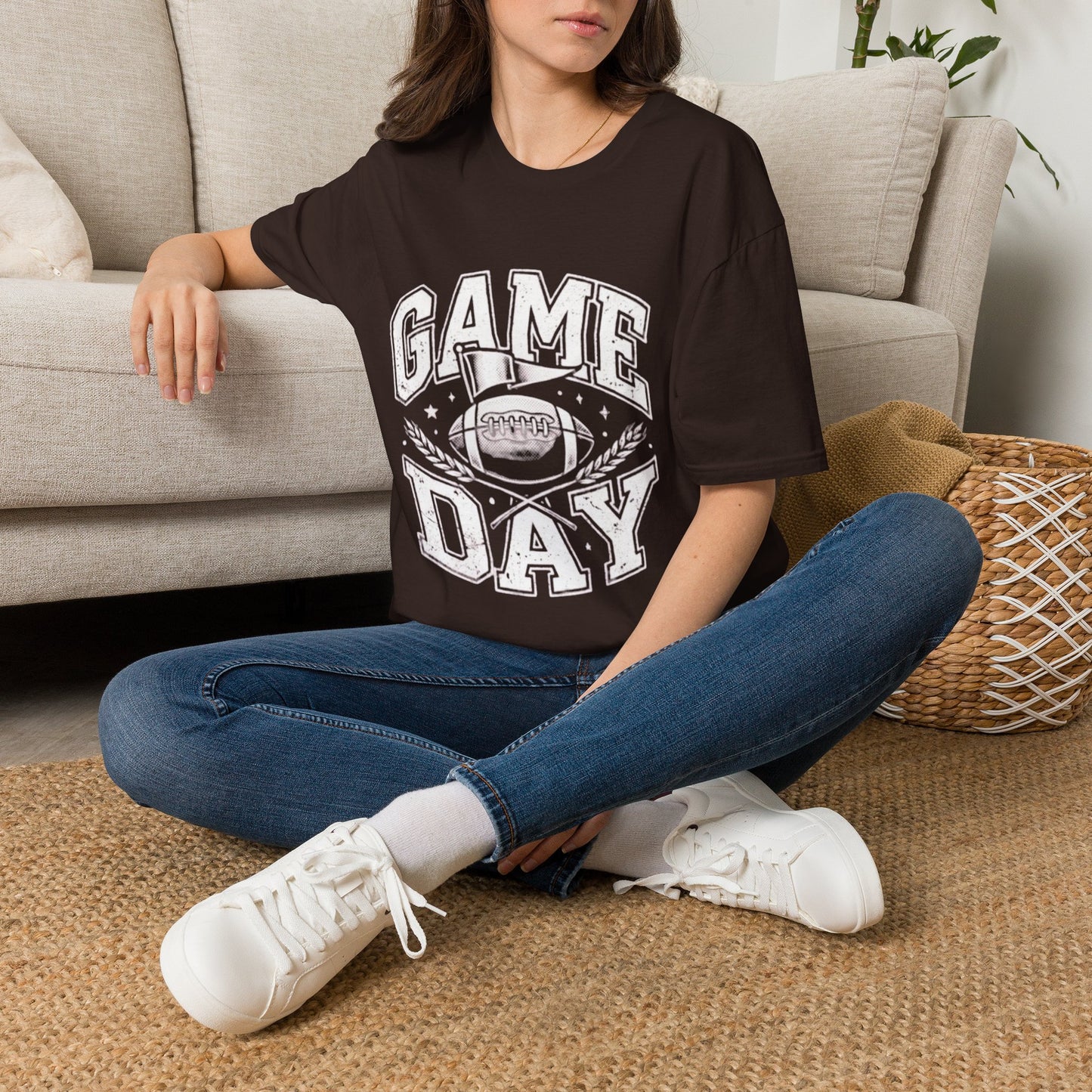 Game Day T-Shirt — Vintage Football 'Game Day' Graphic Tee