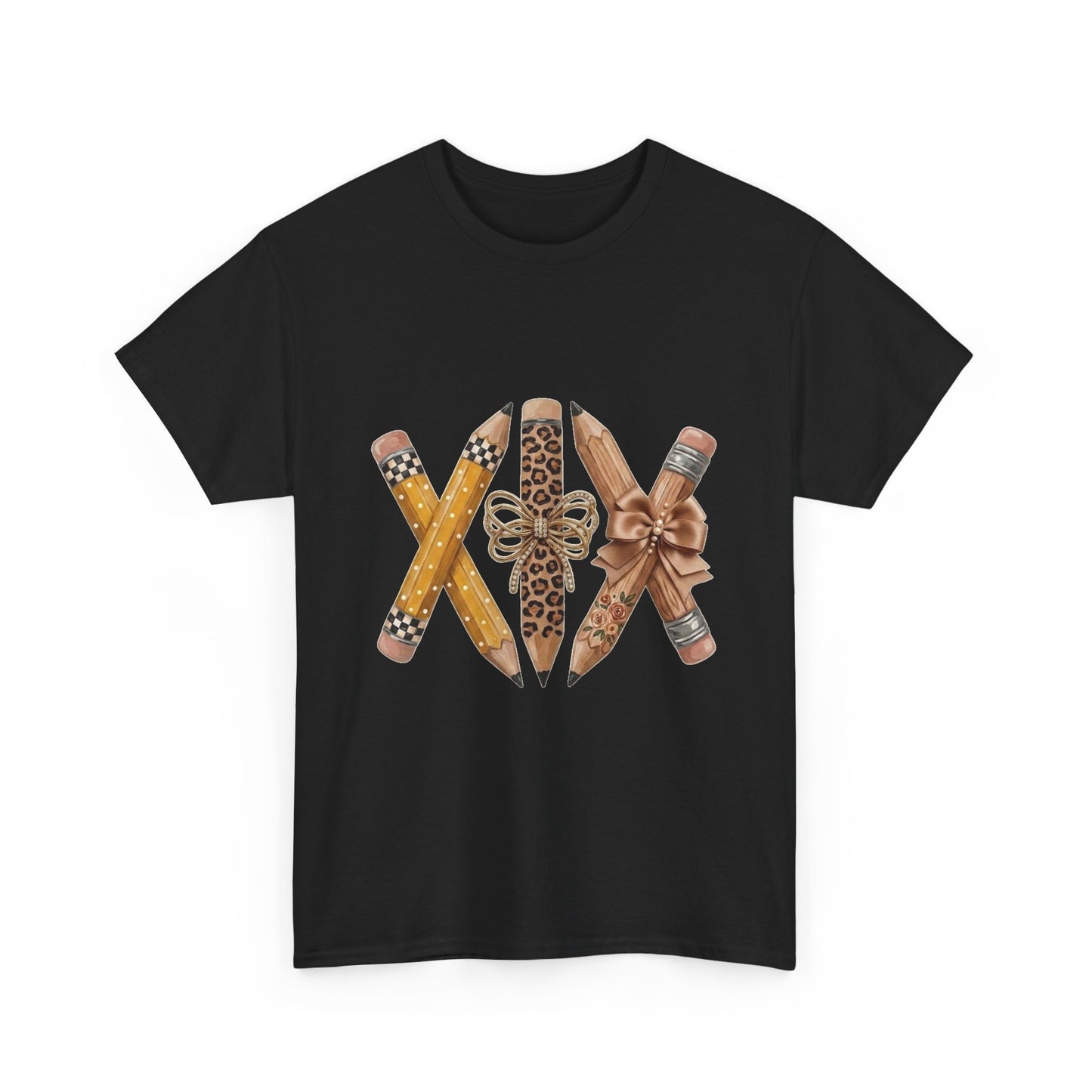 XXV Pencils Graphic Tee — Retro Pencil Art T-Shirt