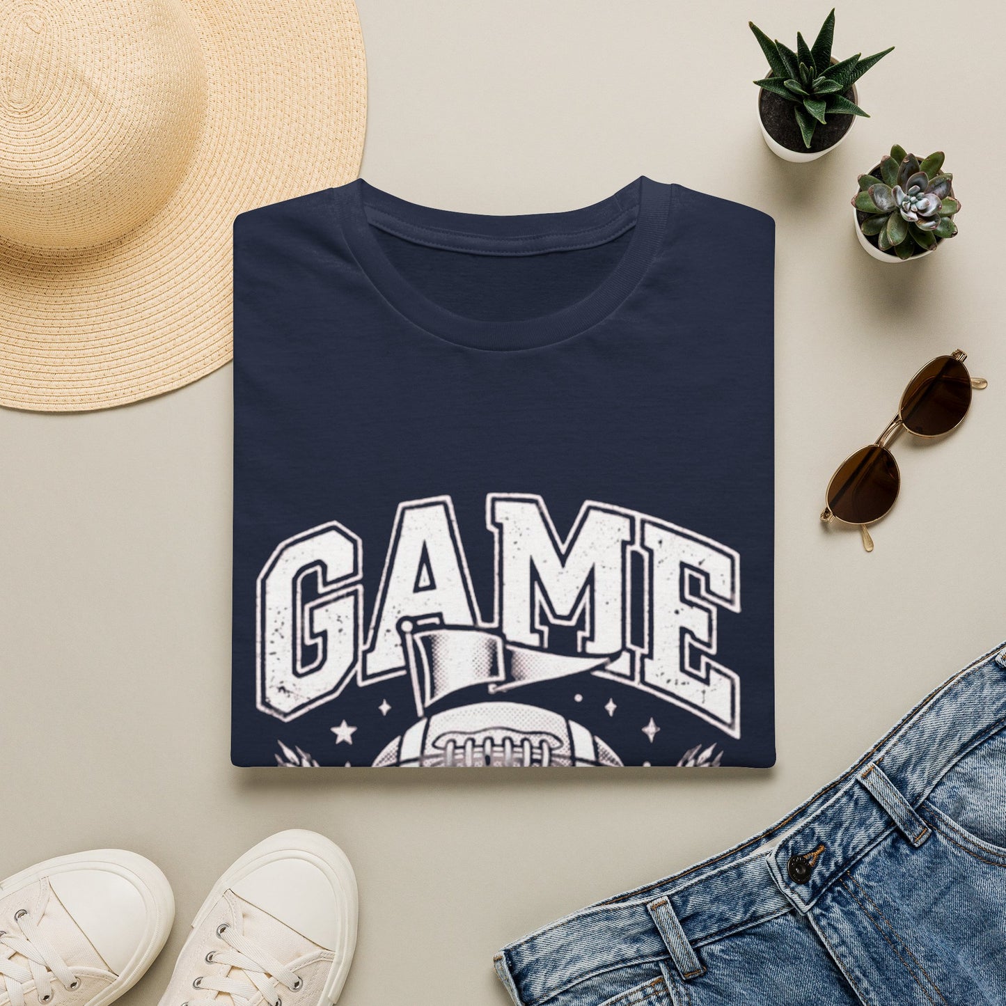 Game Day T-Shirt — Vintage Football 'Game Day' Graphic Tee